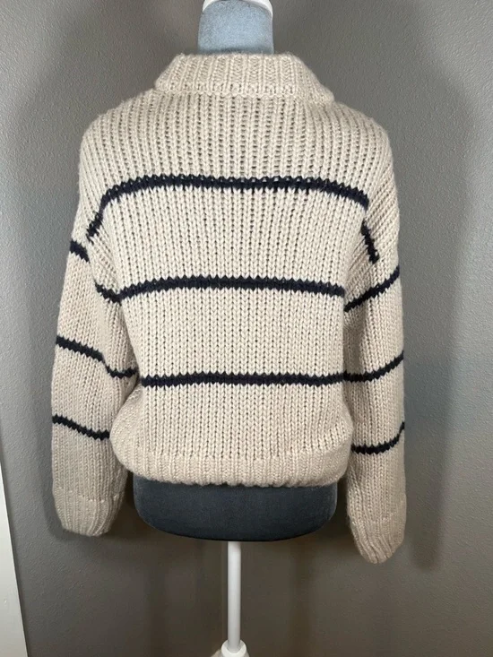 VICI Clement Striped Button-Up Knit Cardigan Sweater Size XS - Picture 6 of 13